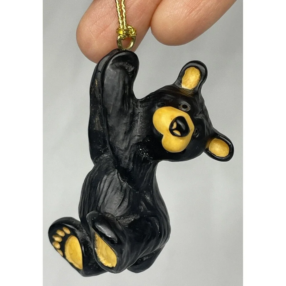 Black Bear Polar Bear Alaska Christmas‎ Ornaments LOT of 7